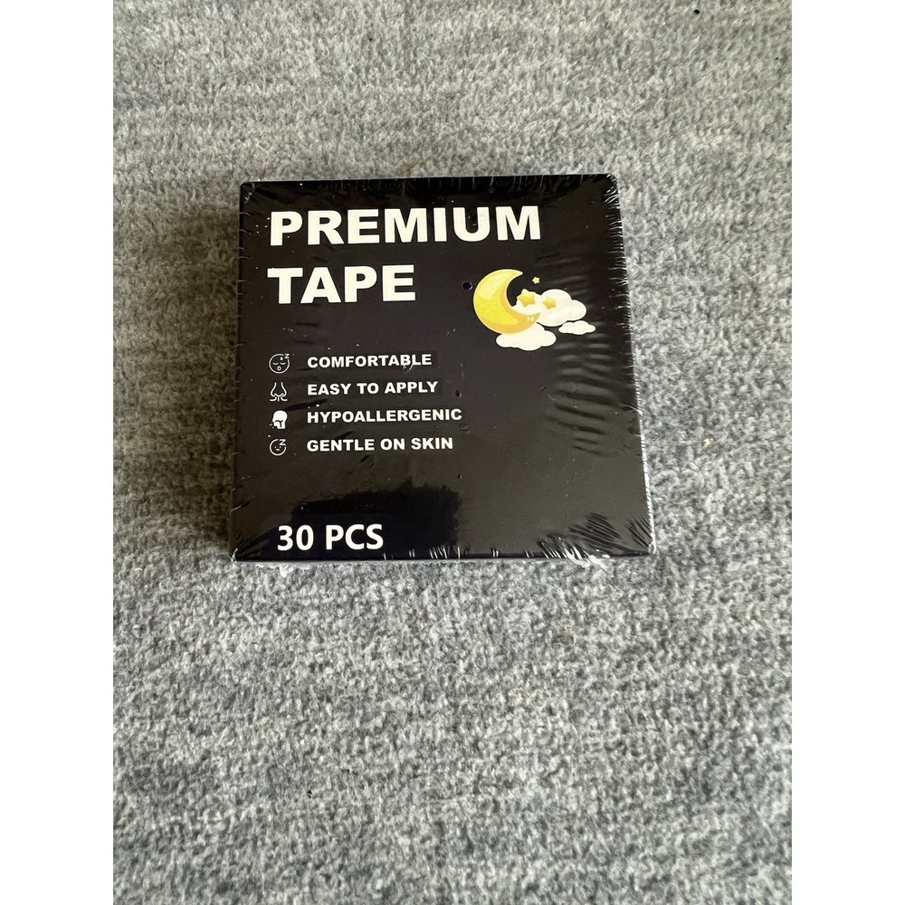 Premium Mouth Tape Breathable Adhesive Improve Nose Breathing  Snore 30 Pcs. New